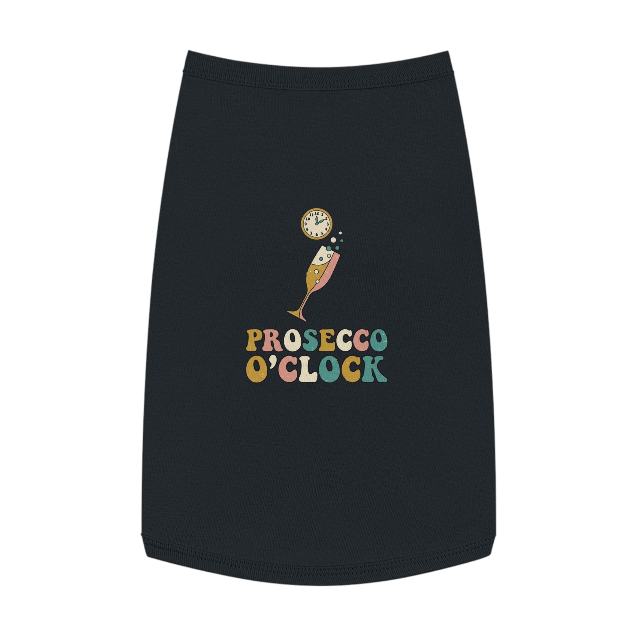 Prosecco O’Clock Pet Tank Top cute drink graphic dog shirt