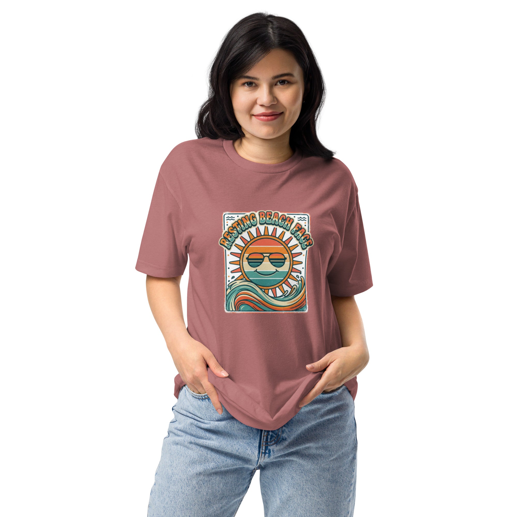 Resting Beach Face Funny T-Shirt