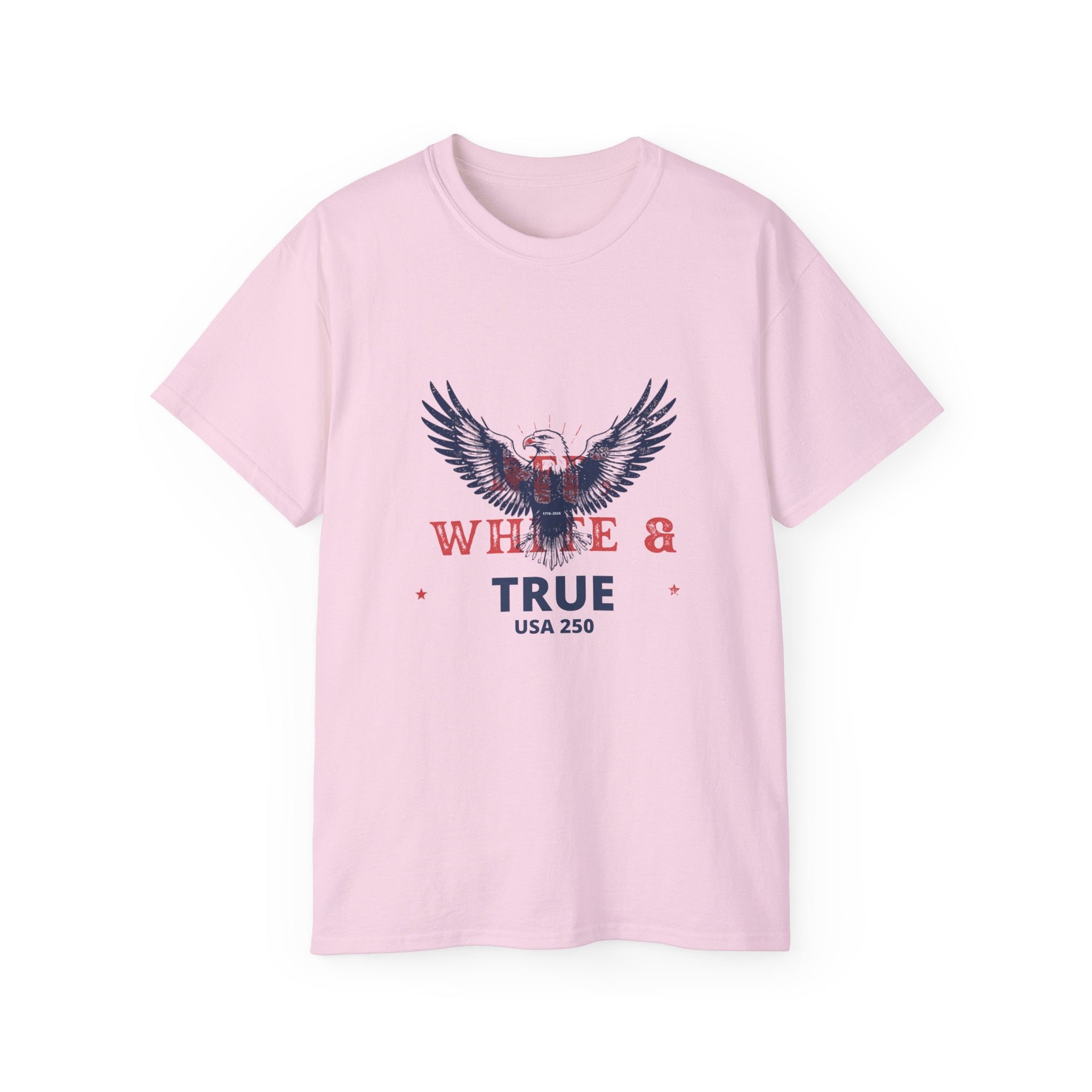 Patriotic Eagle White True T-Shirt