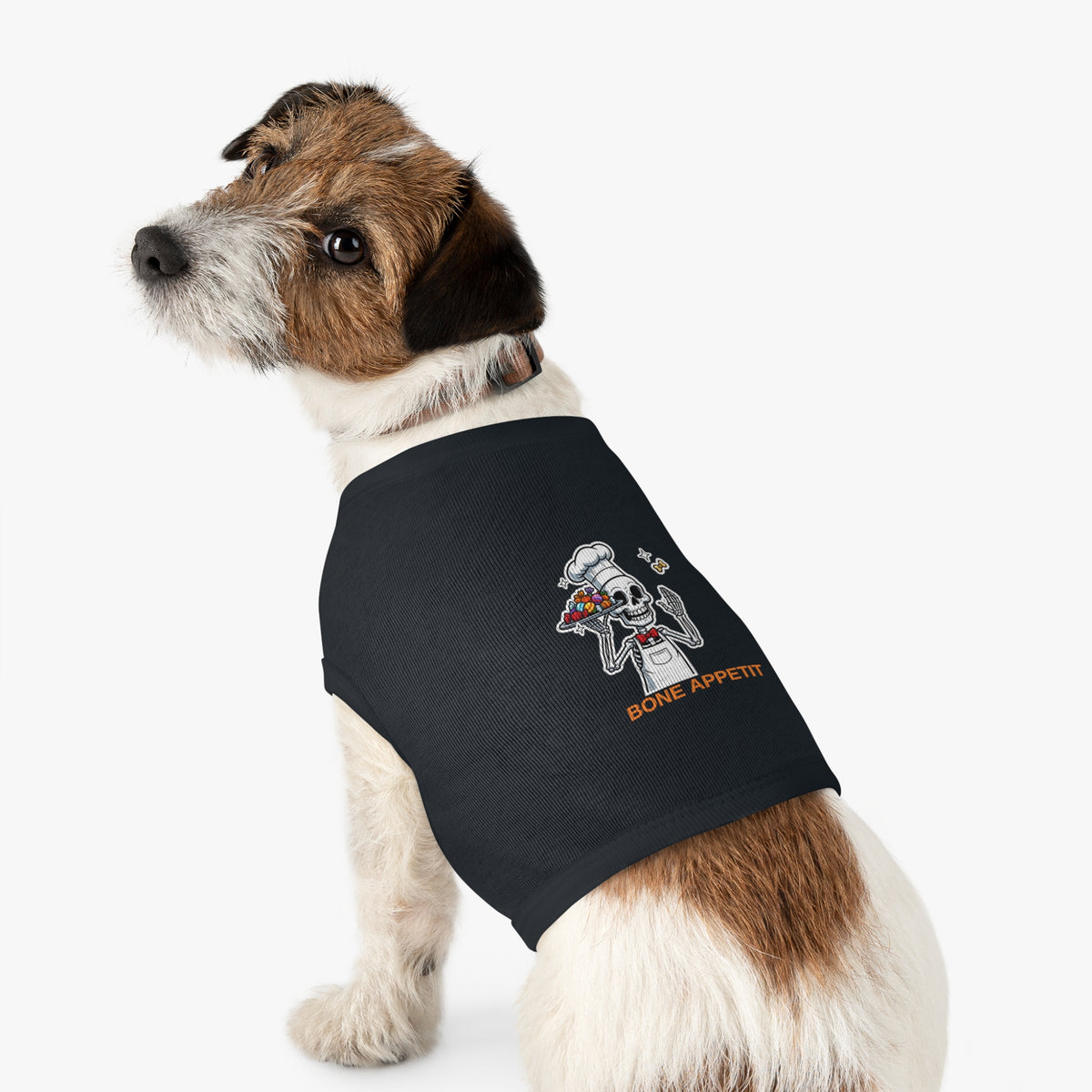 Bone Appetit Dog Halloween Outfit - Funny Pet Halloween Shirt