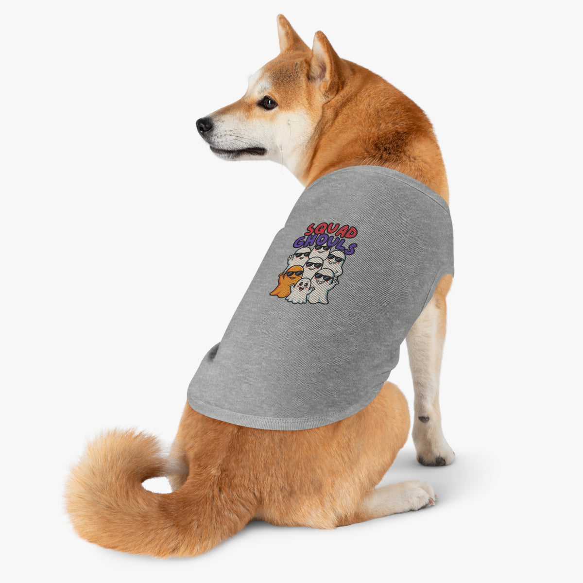 Squad Ghouls Dog Halloween Outfit - Funny Pet Halloween Shirt