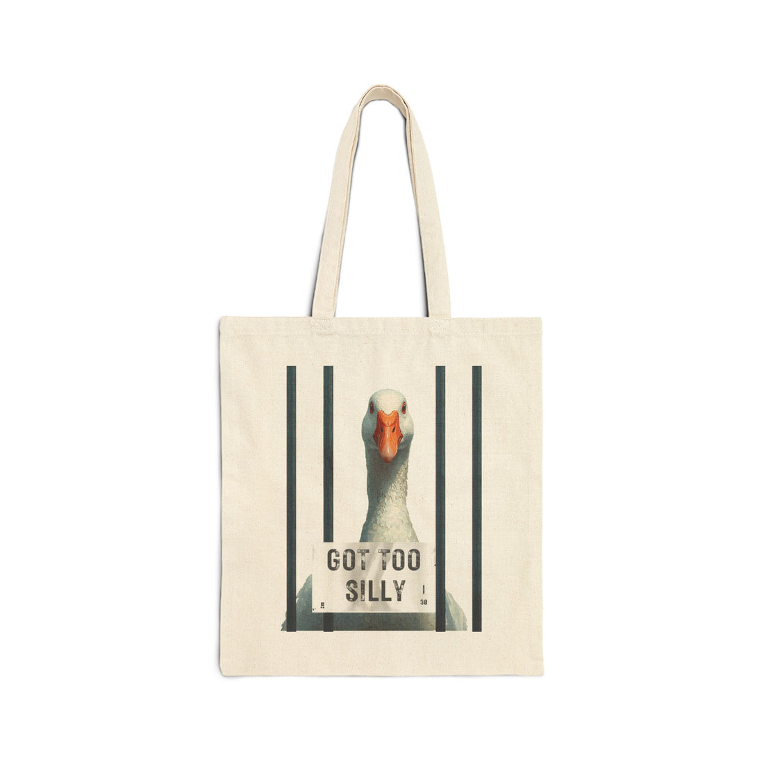 Silly Goose Canvas Tote Bag — Funny Gag Gift