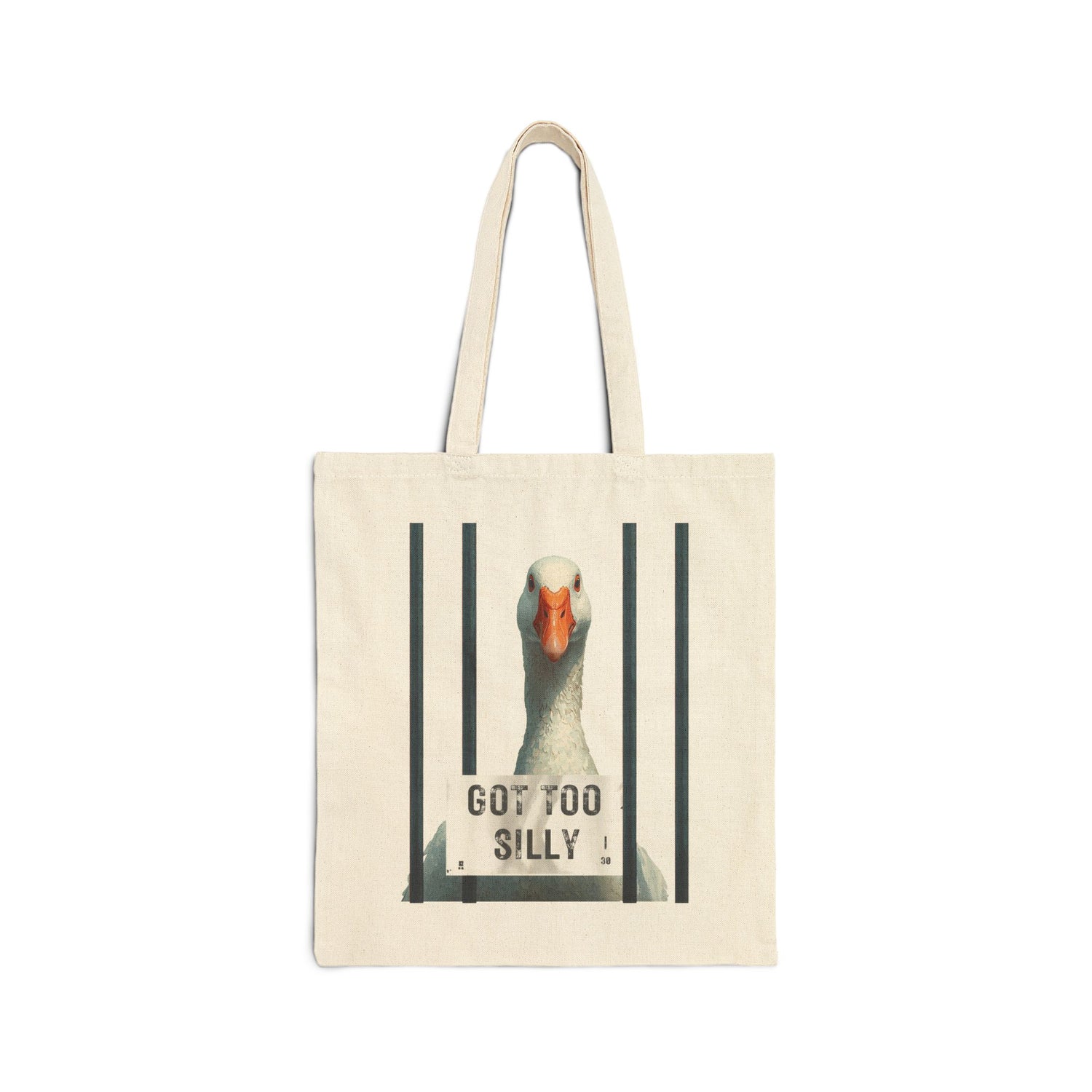 Silly Goose Canvas Tote Bag — Funny Gag Gift