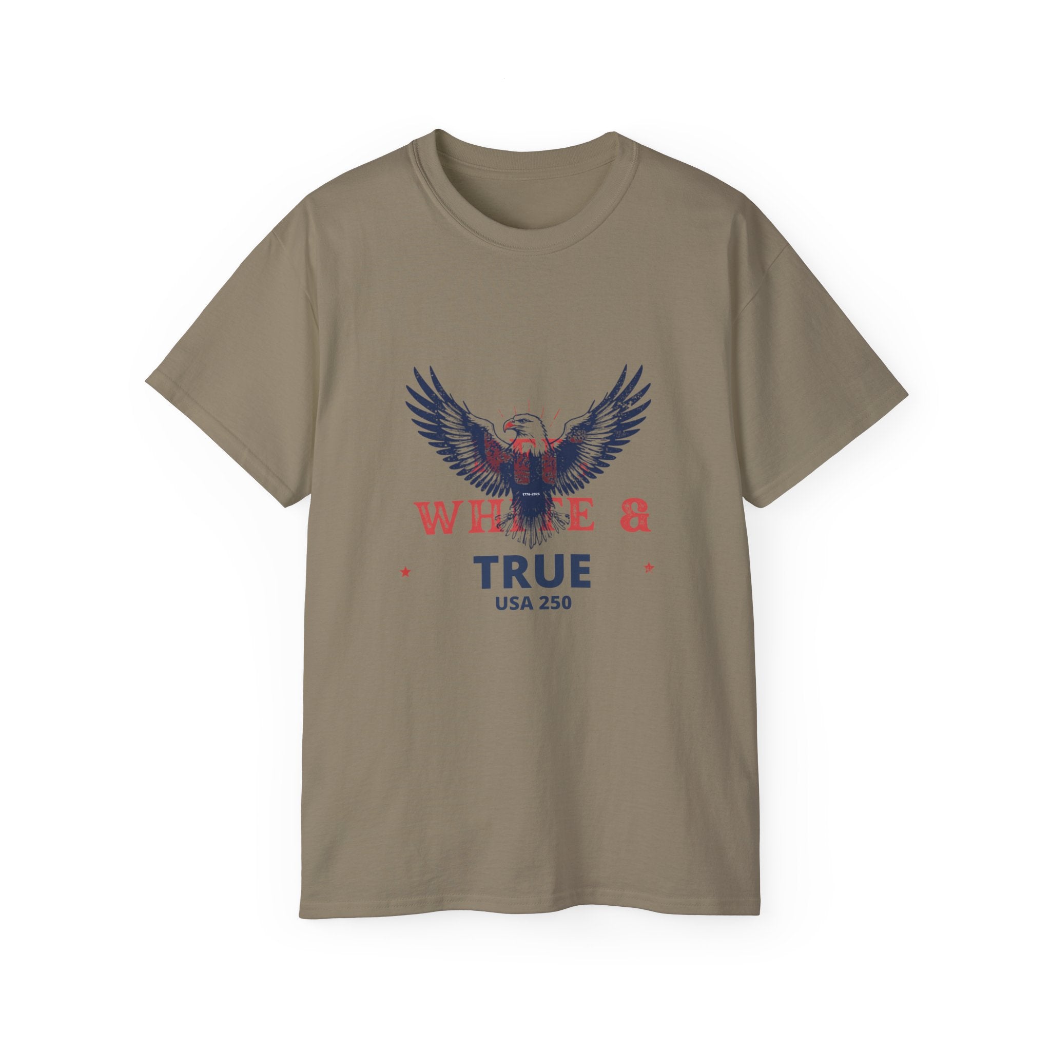 Patriotic Eagle White True T-Shirt