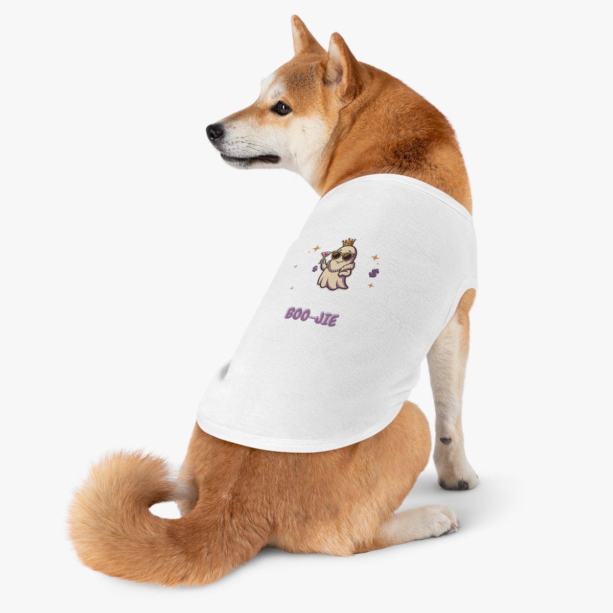 Boo-Jie Dog Halloween Outfit - Funny Pet Halloween Shirt