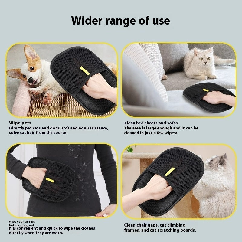 Pet Hair Remover Mitt Pet Hair Remover Gloves for Dogs Cats &amp; Rabbit