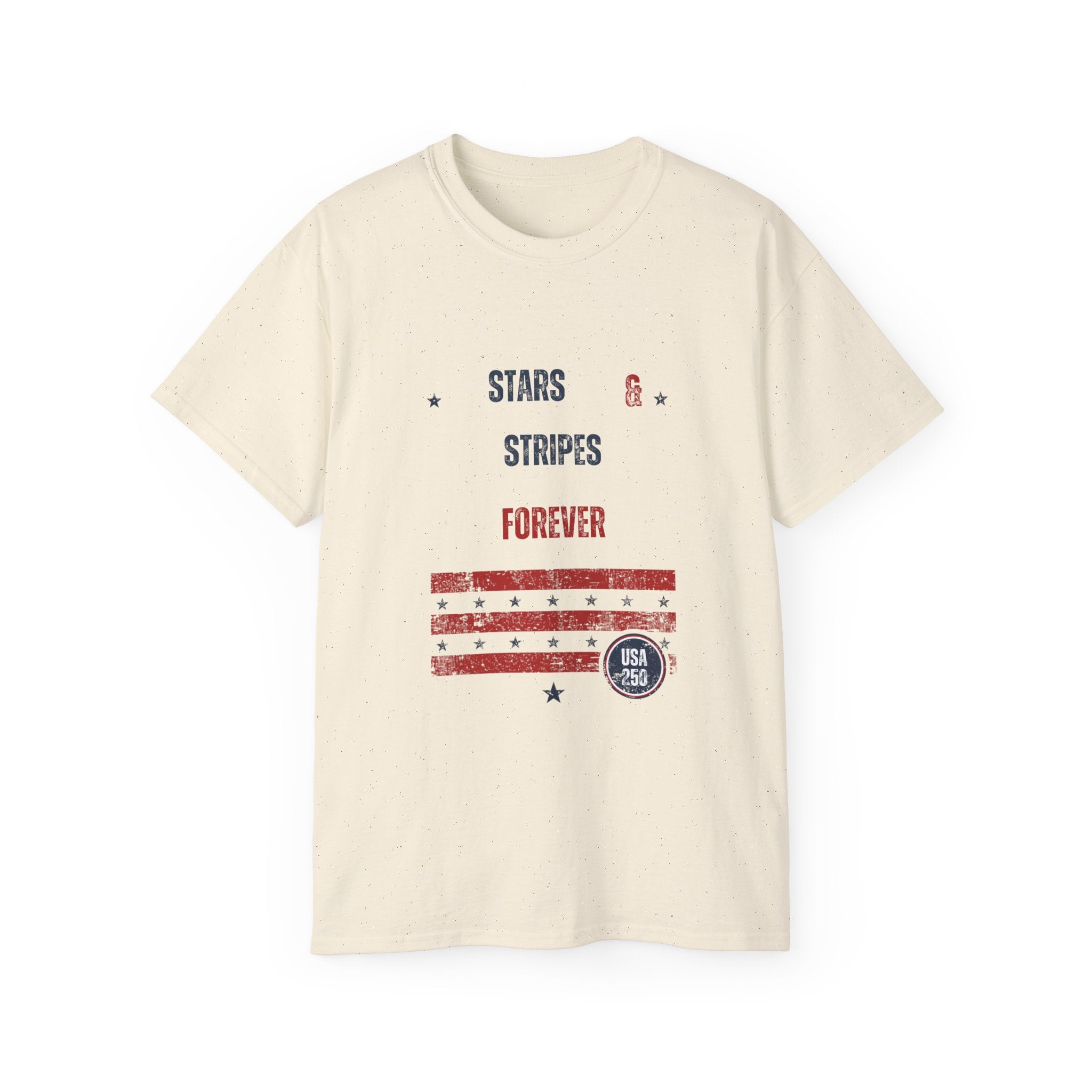 Stars & Stripes Forever Tee — Patriotic USA Flag Graphic T-Shirt