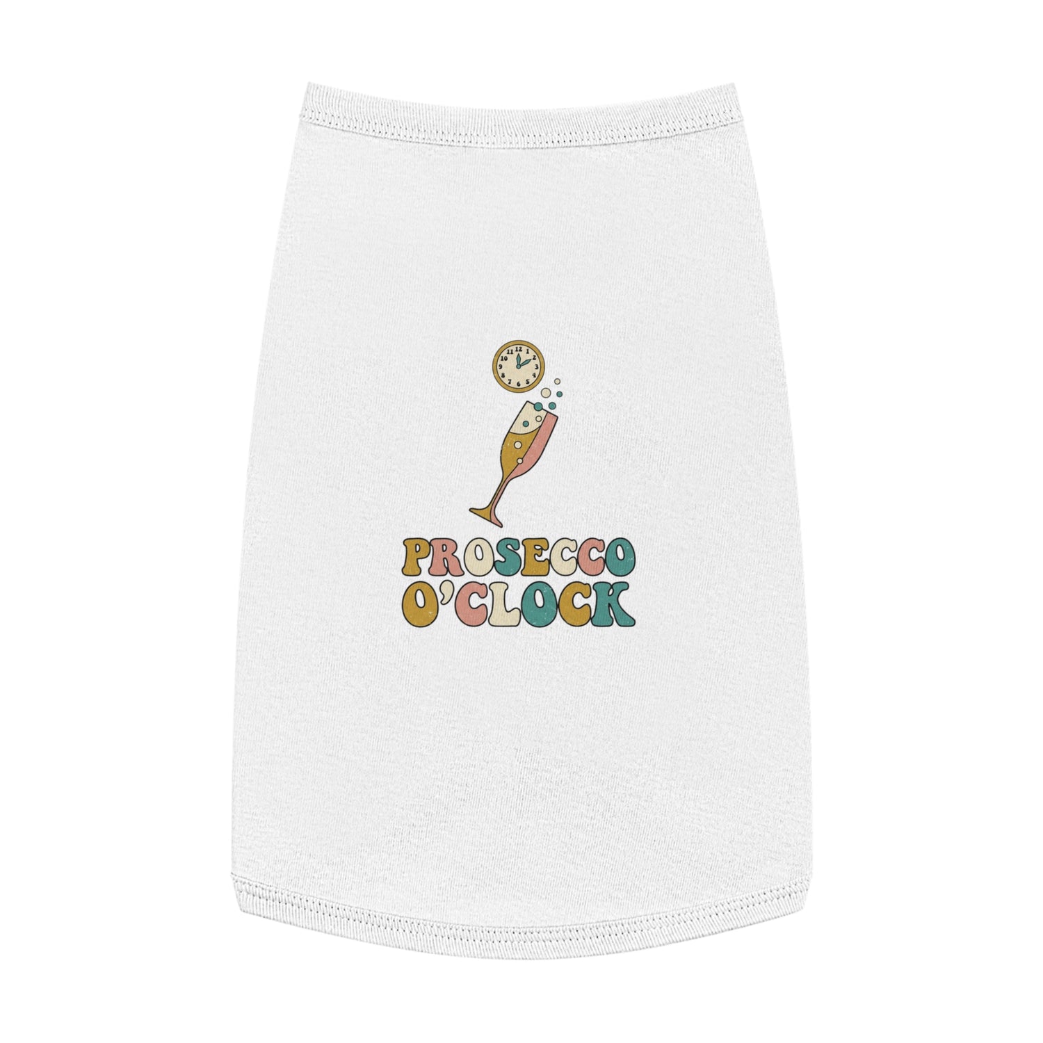 Prosecco O’Clock Pet Tank Top cute drink graphic dog shirt