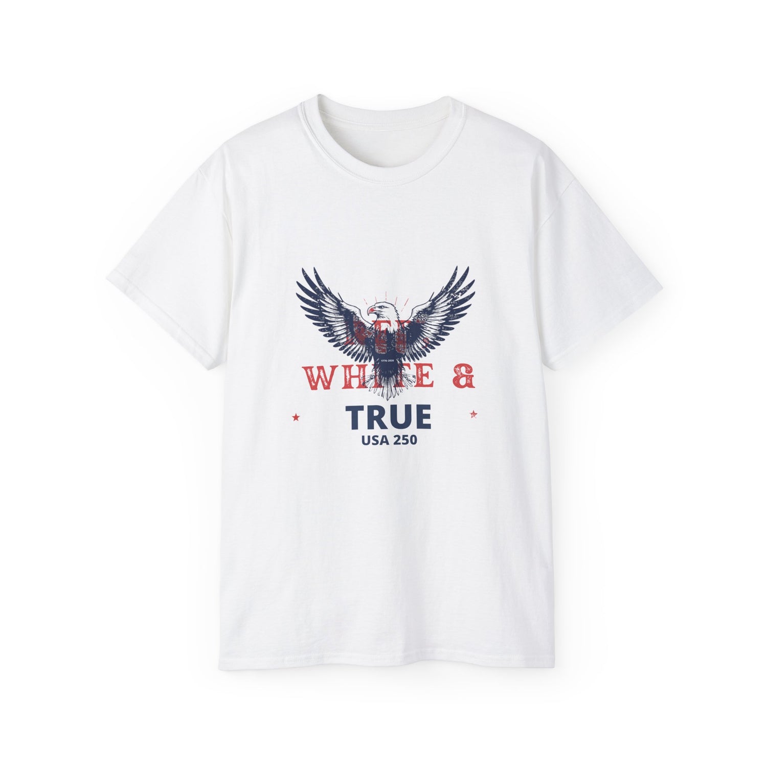 Patriotic Eagle White True T-Shirt