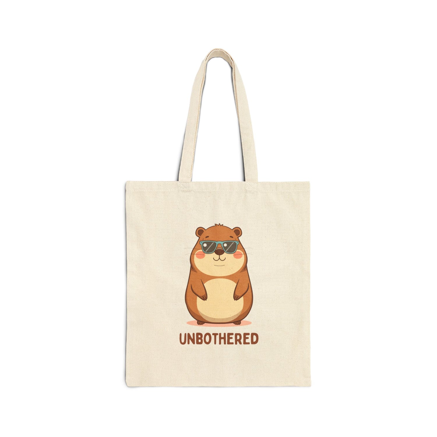 Unbothered Canvas Tote Bag — Funny Everyday Tote
