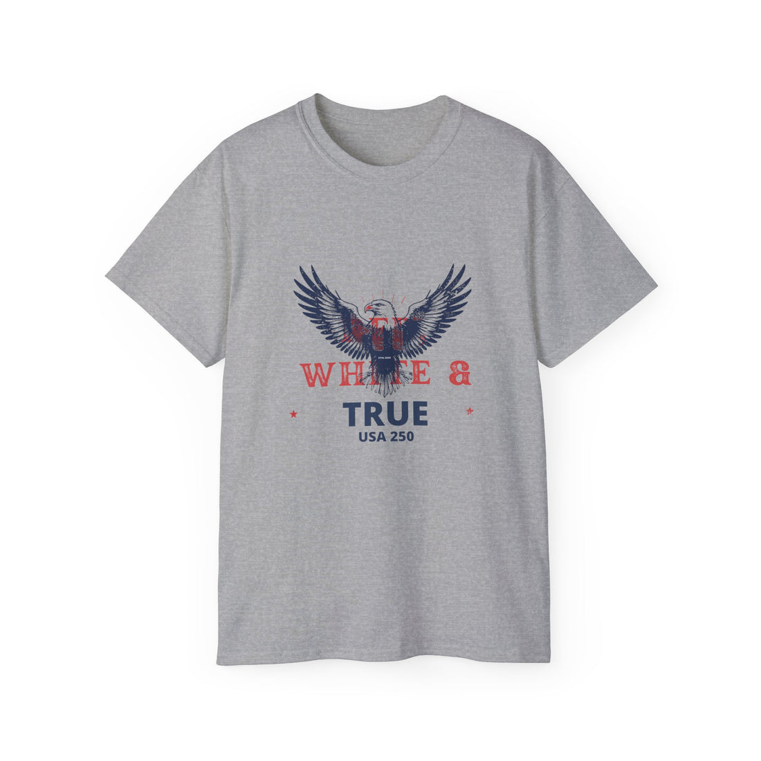 Patriotic Eagle White True T-Shirt