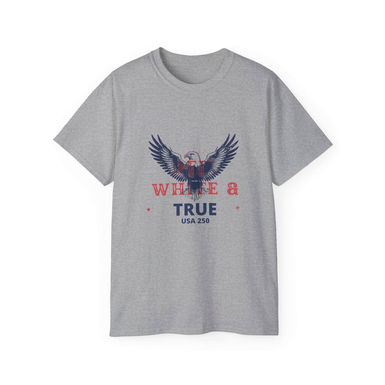 Patriotic Eagle White True T-Shirt