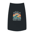 Pet Tank Top — "Seas the Day" Retro Ocean Wave Dog Shirt