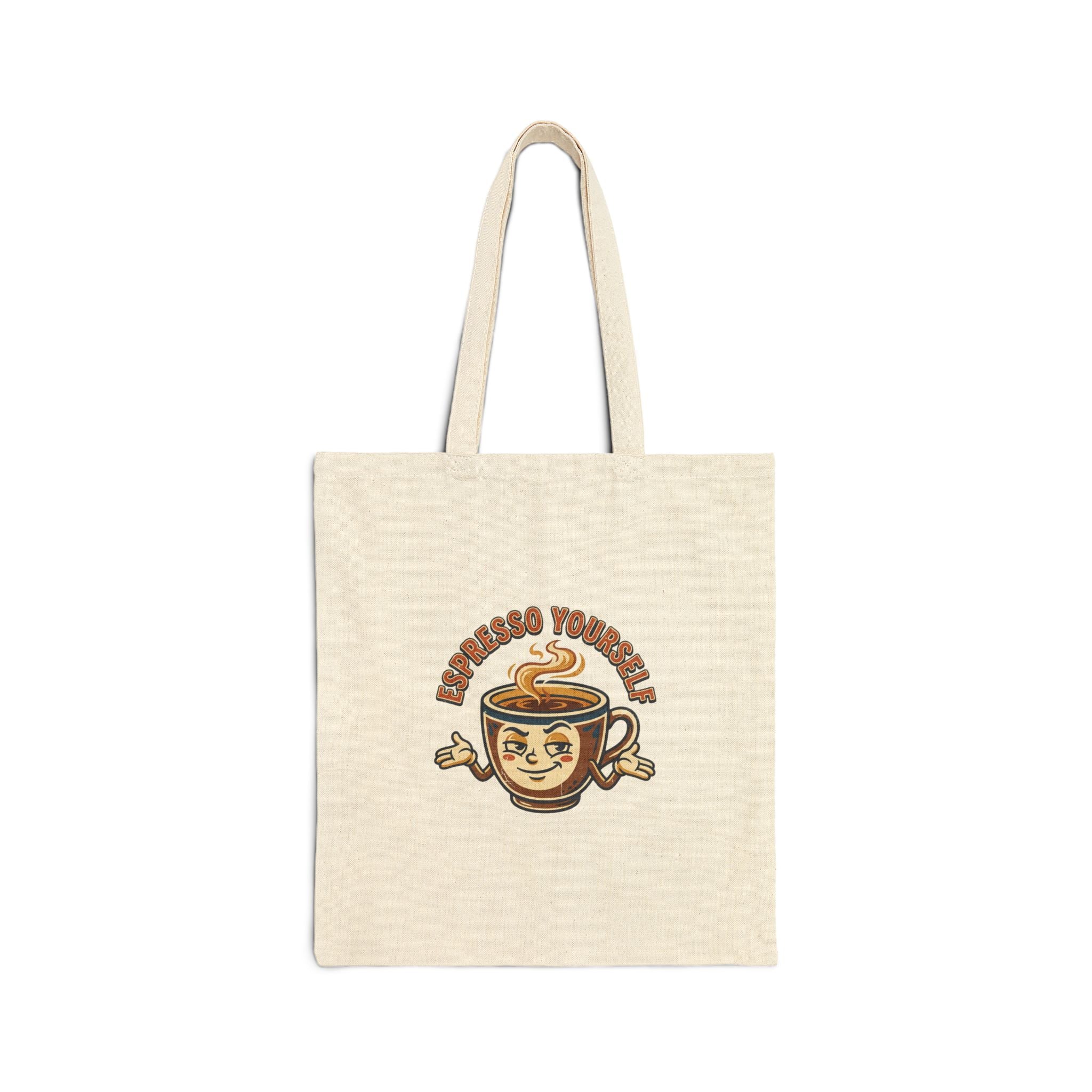 Coffee Lover Canvas Tote Bag — Funny Barista Gift