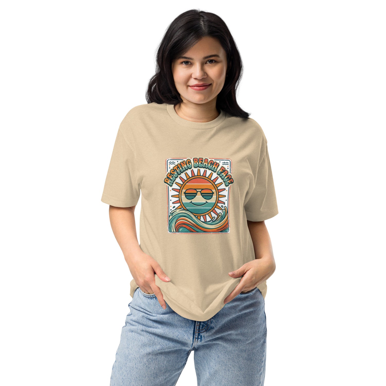 Resting Beach Face Funny T-Shirt