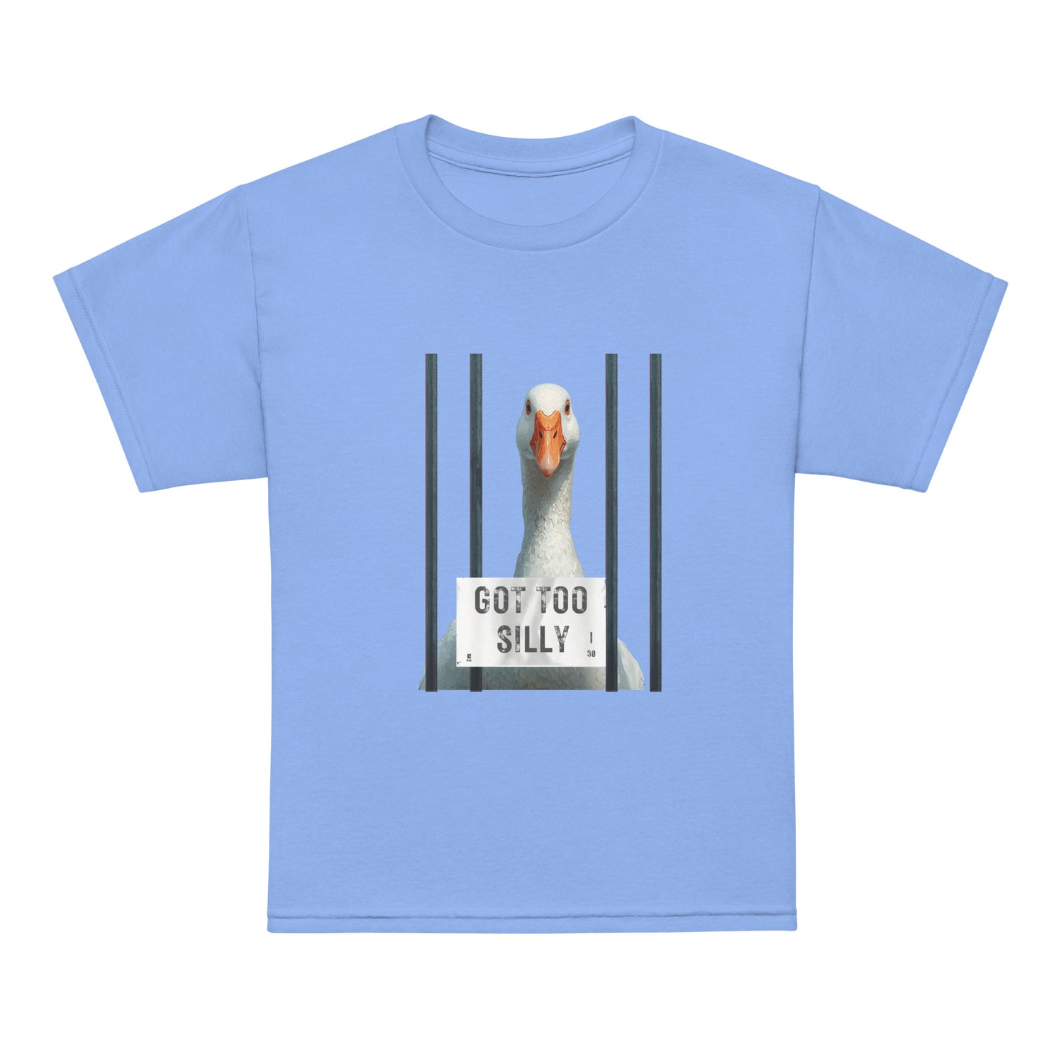 Got Too Silly Goose Mugshot Funny Kids T-Shirt
