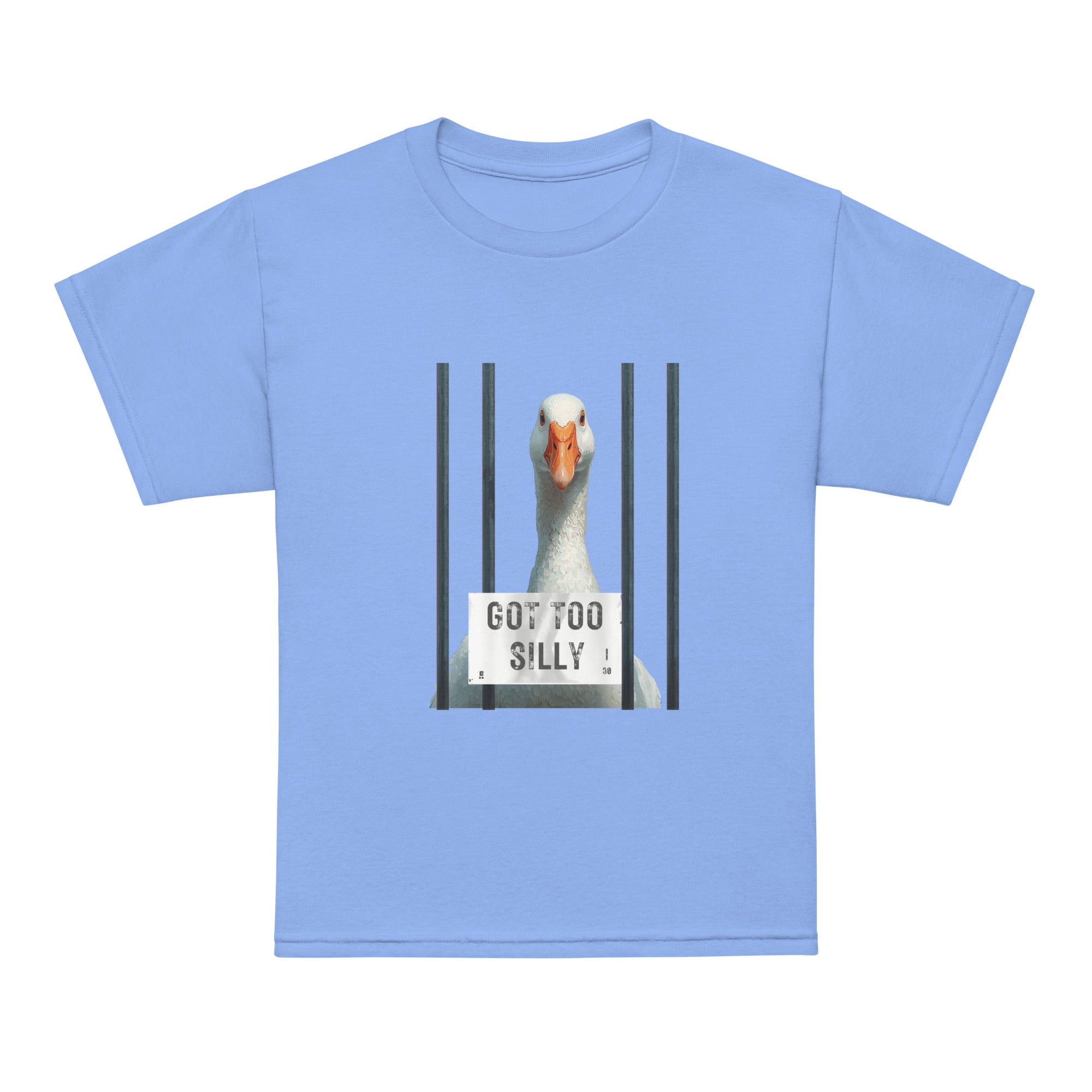 Got Too Silly Goose Mugshot Funny Kids T-Shirt