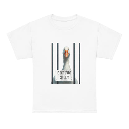 Got Too Silly Goose Mugshot Funny Kids T-Shirt